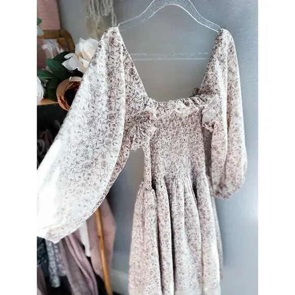 Noralee Golden Hour Wildflowers & Heirloom Meadowlight smocked floral dress 10